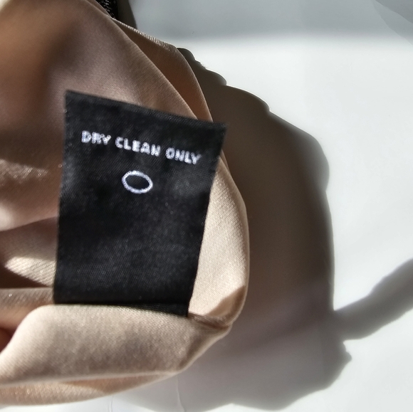 Jax Blush Pink Black Lace Cocktail Dress Size 8 - Picture 8 of 8